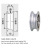 DTSL-DTXL, Code R1 - Durchlaufgeschwindigkeit vmax. … m/min 4000 / Stahl hart verchromt (Radius R5), für Materialdurchmesser 3 – 9 mm